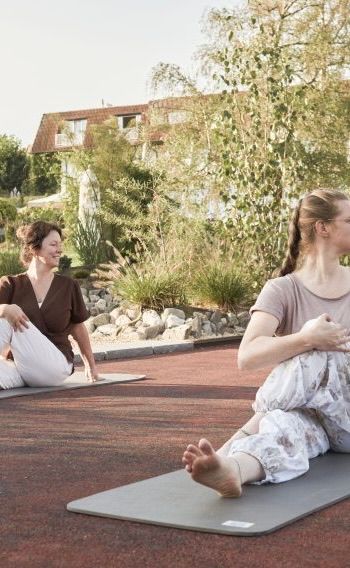 yoga praxis am Hotel Heinz
