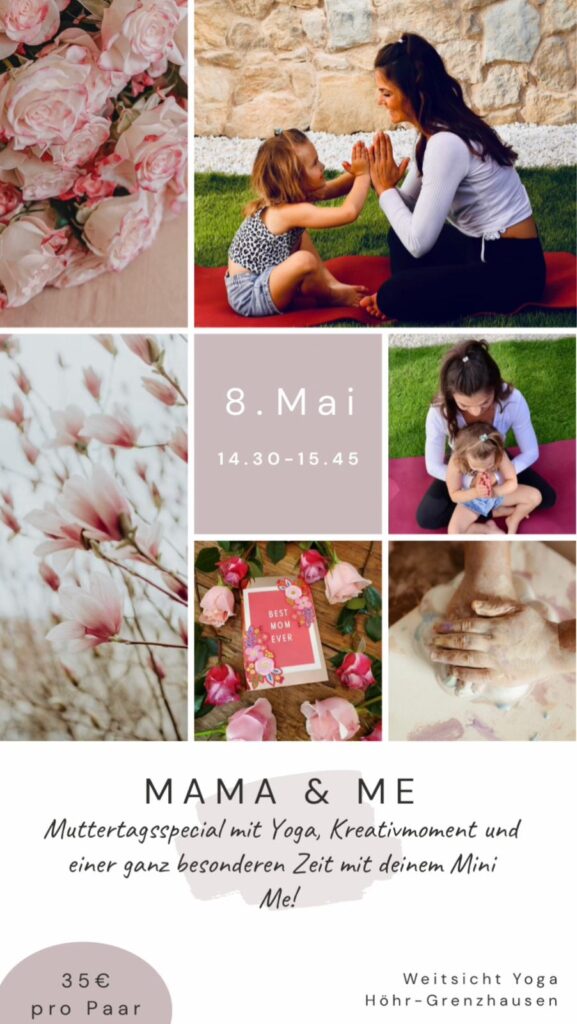 yoga with child mothers day special